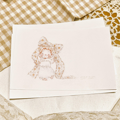 『 あこがれリボン 』ポストカード